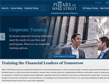 Tablet Screenshot of pillarsofwallstreet.com